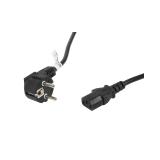 Lanberg - CA-C13C-11CC-0100-BK cable de transmisión Negro 10 m C13 acoplador CEE7/7