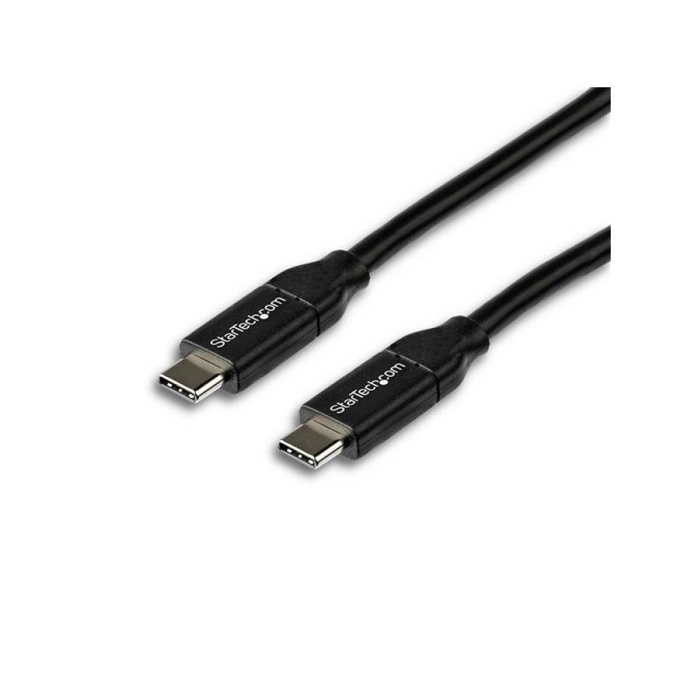 StarTech.com - Cable de 2m USB-C a USB-C con capacidad para Entrega de Alimentación de 5A - USB TipoC - Cable de Carga USBC - US