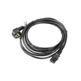 Lanberg - CA-C13C-11CC-0100-BK cable de transmisión Negro 10 m C13 acoplador CEE7/7