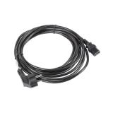 Lanberg - CA-C13C-11CC-0100-BK cable de transmisión Negro 10 m C13 acoplador CEE7/7