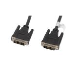 Lanberg - CA-DVIS-10CC-0018-BK cable DVI 1,8 m DVI-D Negro