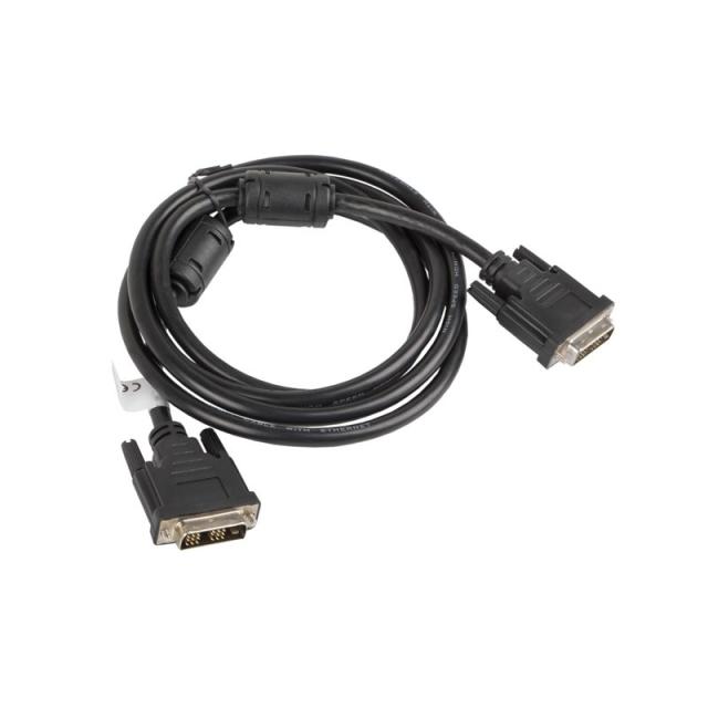 Lanberg - CA-DVIS-10CC-0018-BK cable DVI 1,8 m DVI-D Negro