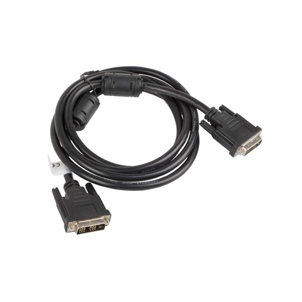 Lanberg - CA-DVIS-10CC-0018-BK cable DVI 1,8 m DVI-D Negro