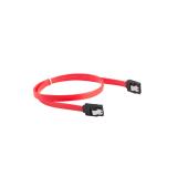 Lanberg - CA-SASA-14CU-0050-R cable de SATA 0,5 m SATA 7-pin Rojo