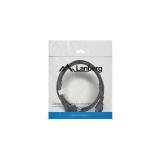 Lanberg - CA-C13C-10CC-0018-BK cable de transmisión Negro 1,8 m C13 acoplador CEE7/7