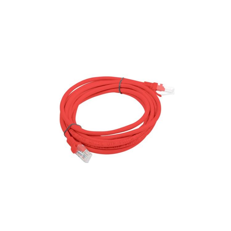 Lanberg - PCU6-10CC-0300-R cable de red Rojo 3 m Cat6 U/UTP (UTP)