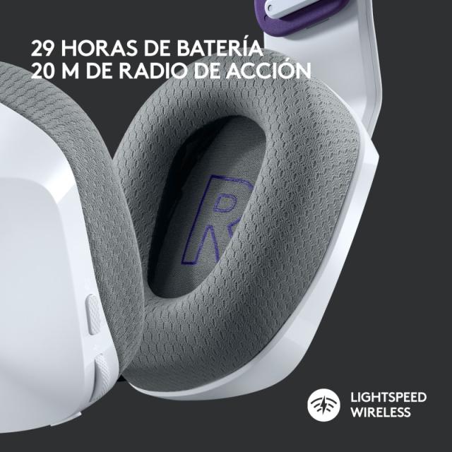 Logitech G - 981-000883 auricular y casco Auriculares Inalámbrico Diadema Juego Blanco
