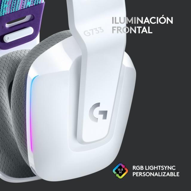 Logitech G - 981-000883 auricular y casco Auriculares Inalámbrico Diadema Juego Blanco