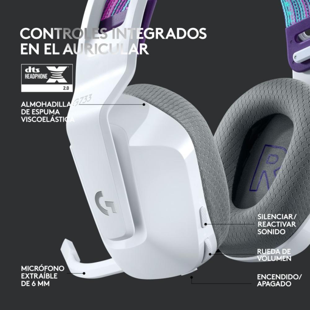 Logitech G - 981-000883 auricular y casco Auriculares Inalámbrico Diadema Juego Blanco