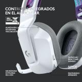 Logitech G - 981-000883 auricular y casco Auriculares Inalámbrico Diadema Juego Blanco