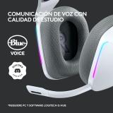 Logitech G - 981-000883 auricular y casco Auriculares Inalámbrico Diadema Juego Blanco
