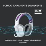 Logitech G - 981-000883 auricular y casco Auriculares Inalámbrico Diadema Juego Blanco