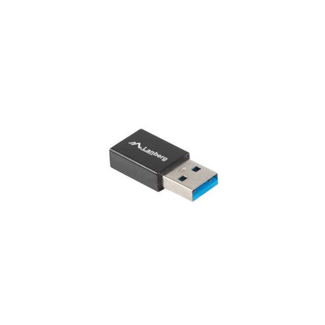 Lanberg - AD-UC-UA-01 cable gender changer USB 3.0 Type A USB 3.0 Type C Negro