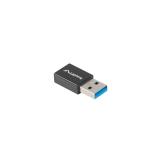 Lanberg - AD-UC-UA-01 cable gender changer USB 3.0 Type A USB 3.0 Type C Negro