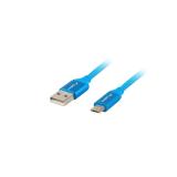 Lanberg - CA-USBM-20CU-0018-BL cable USB USB 2.0 1,8 m Micro-USB A USB A Azul