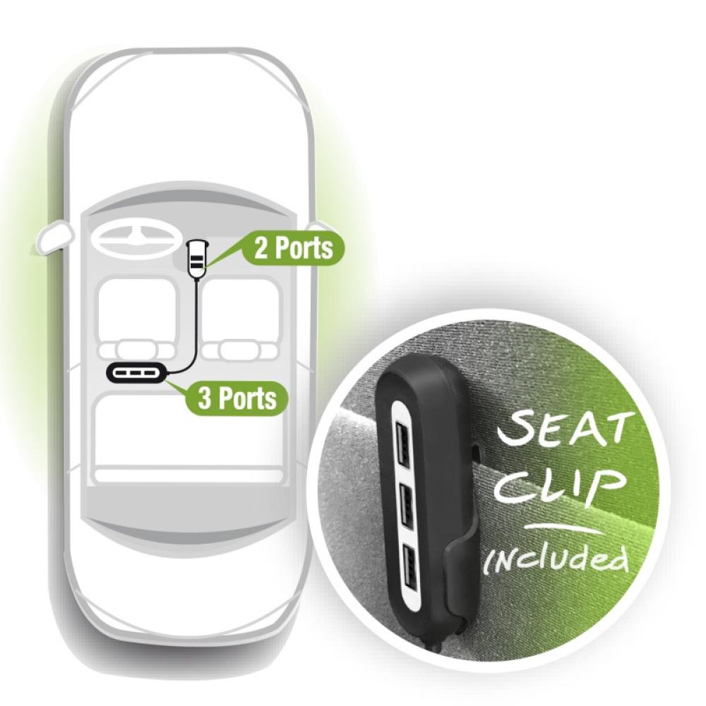 Ewent - EW1355 cargador de dispositivo móvil Negro, Gris Auto