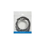 Lanberg - CA-C13C-11CC-0030-BK cable de transmisión Negro 3 m C13 acoplador CEE7/7