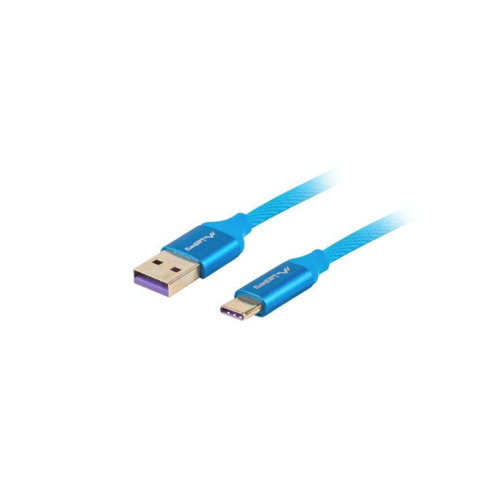Lanberg - CA-USBO-21CU-0010-BL cable USB USB 2.0 1 m USB A USB C Azul
