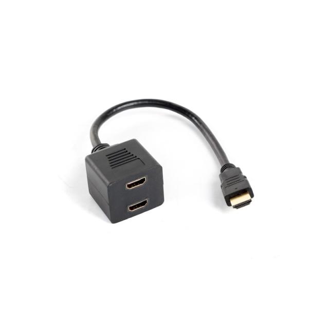 Lanberg - AD-0019-BK divisor de video HDMI 2x HDMI