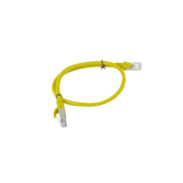 Lanberg - PCU6-10CC-0050-Y cable de red Amarillo 0,5 m Cat6 U/UTP (UTP)