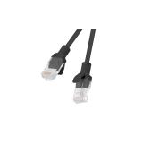 Lanberg - PCU6-10CC-0500-BK cable de red Negro 5 m Cat6 U/UTP (UTP)
