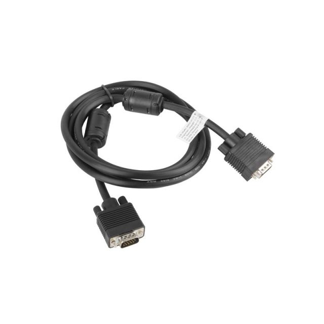 Lanberg - CA-VGAC-10CC-0018-B cable VGA 1,8 m VGA (D-Sub) Negro