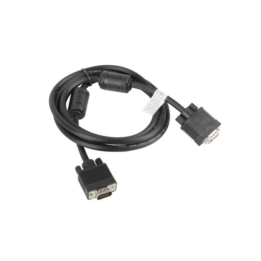 Lanberg - CA-VGAC-10CC-0018-B cable VGA 1,8 m VGA (D-Sub) Negro