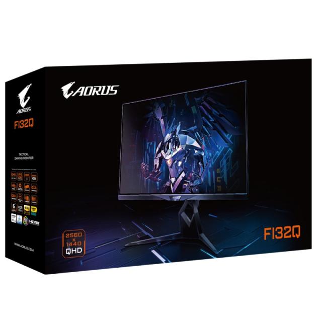 GIGABYTE - FI32Q pantalla para PC 80 cm (31.5") 2560 x 1440 Pixeles 2K Ultra HD LED Negro