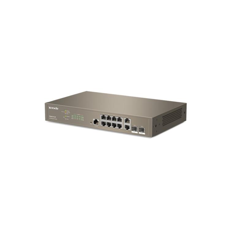 Tenda - TEG5312F switch Gestionado L3 Gigabit Ethernet (10/100/1000) 1U Marrón