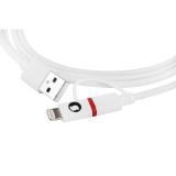 SilverHT - Cable Combo MFI - MicroUSB + Lightning 1,5m - Blanco