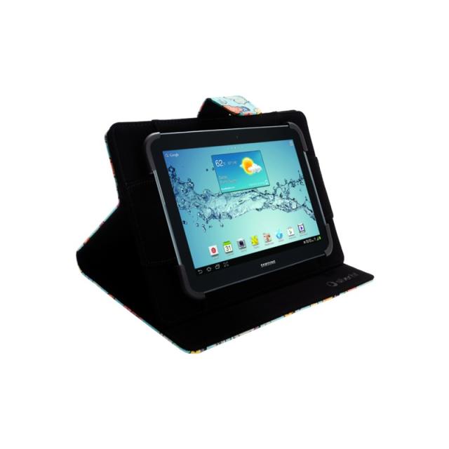 SilverHT - Funda Universal Rotatory 360º (9 - 10.1'''') Cactoos Green metal