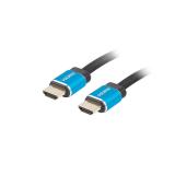 Lanberg - CA-HDMI-P20CU-0010-BK cable HDMI 1 m HDMI tipo A (Estándar) Negro, Azul