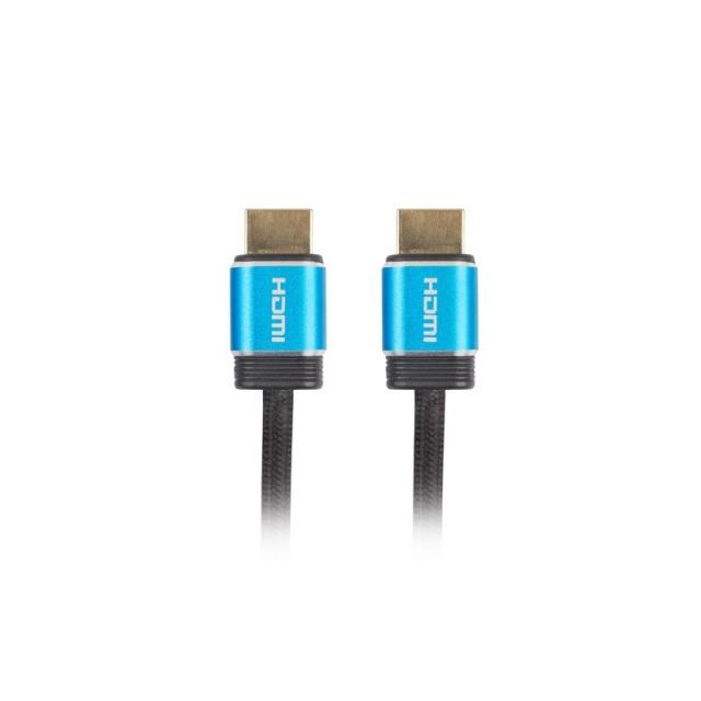 Lanberg - CA-HDMI-P20CU-0010-BK cable HDMI 1 m HDMI tipo A (Estándar) Negro, Azul