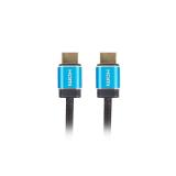 Lanberg - CA-HDMI-P20CU-0010-BK cable HDMI 1 m HDMI tipo A (Estándar) Negro, Azul