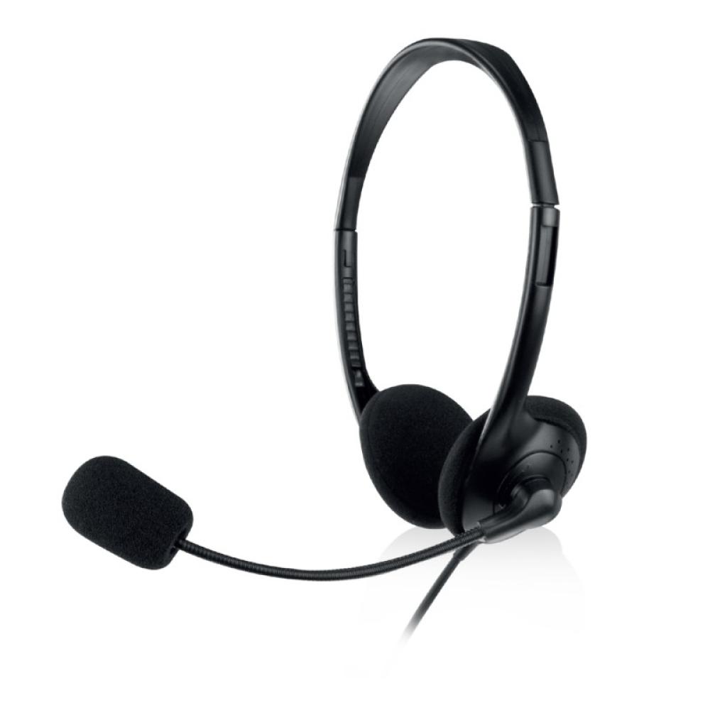 Ewent - EW3568 auricular y casco Auriculares Alámbrico Diadema Calls/Music USB tipo A Negro