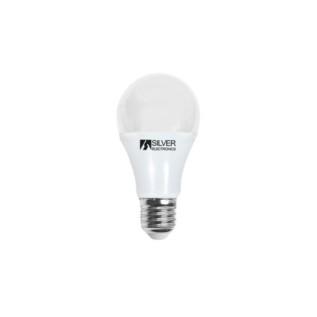 Silver Electronics - Bombilla LED Estándar Sensor 10W E27 5000K