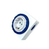 Silver Electronics - Programador analógico compacto de 24 horas