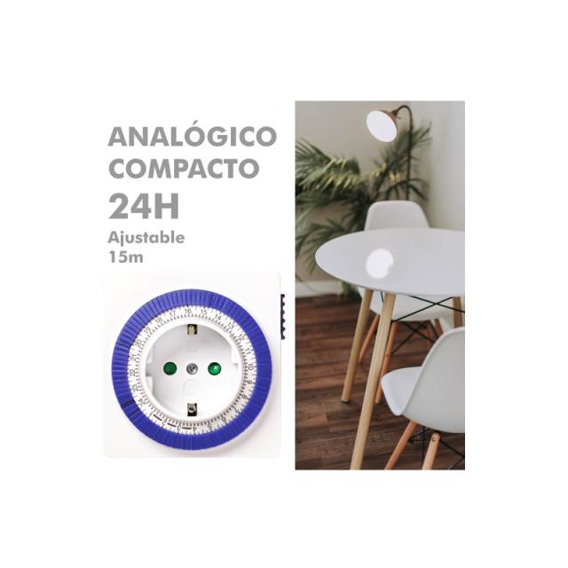 Silver Electronics - Programador analógico compacto de 24 horas