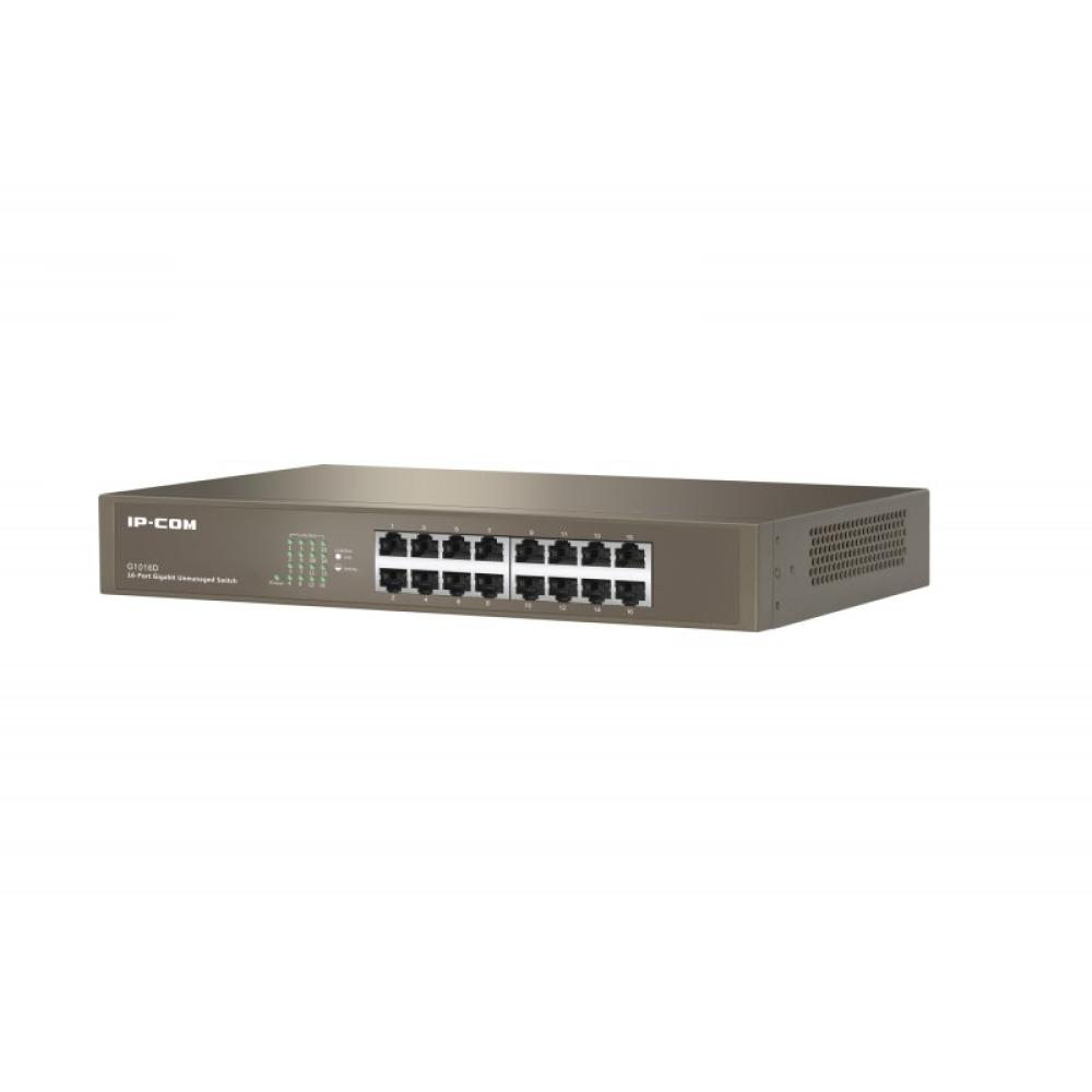IP-COM Networks - G1016D switch No administrado L2 Gigabit Ethernet (10/100/1000) 1U Bronce