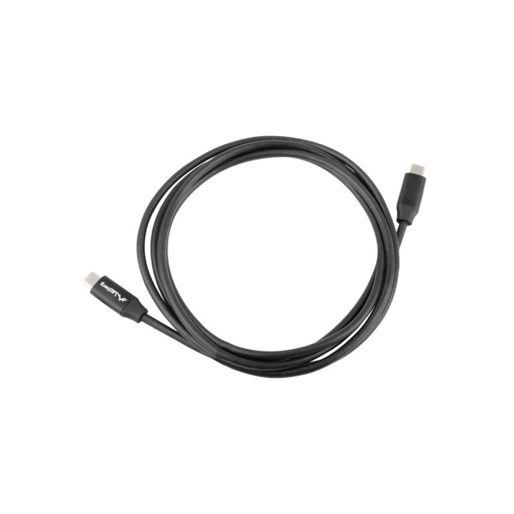 Lanberg - CA-CMCM-40CU-0018-BK cable USB USB 2.0 1,8 m USB C Negro