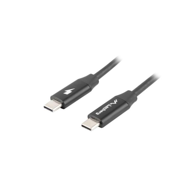 Lanberg - CA-CMCM-40CU-0018-BK cable USB USB 2.0 1,8 m USB C Negro