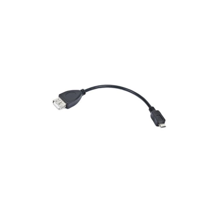 Lanberg - OEM-0006 cable USB USB 2.0 0,15 m USB A Micro-USB B Negro