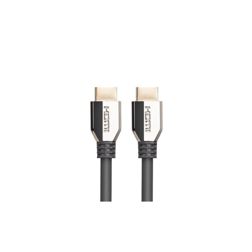 Lanberg - CA-HDMI-30CU-0010-BK cable HDMI 1 m HDMI tipo A (Estándar) Negro, Plata