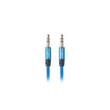 Lanberg - CA-MJMJ-10CU-0020-BL cable de audio 2 m 3,5mm Azul
