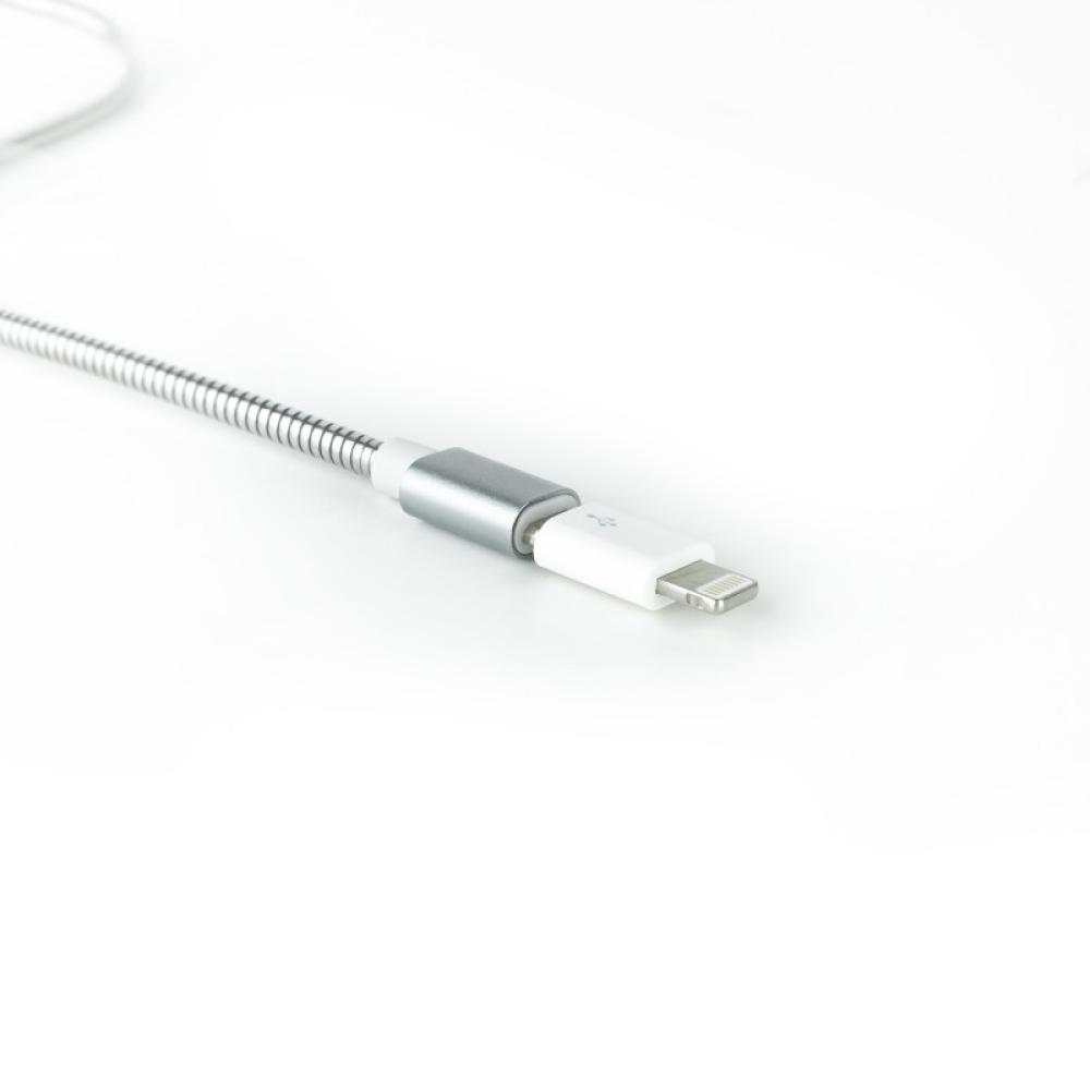 Nanocable - Adaptador Lightning a Micro USB, Lightning/M-Micro B/H Blanco