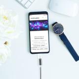 Nanocable - Adaptador Lightning a Micro USB, Lightning/M-Micro B/H Blanco