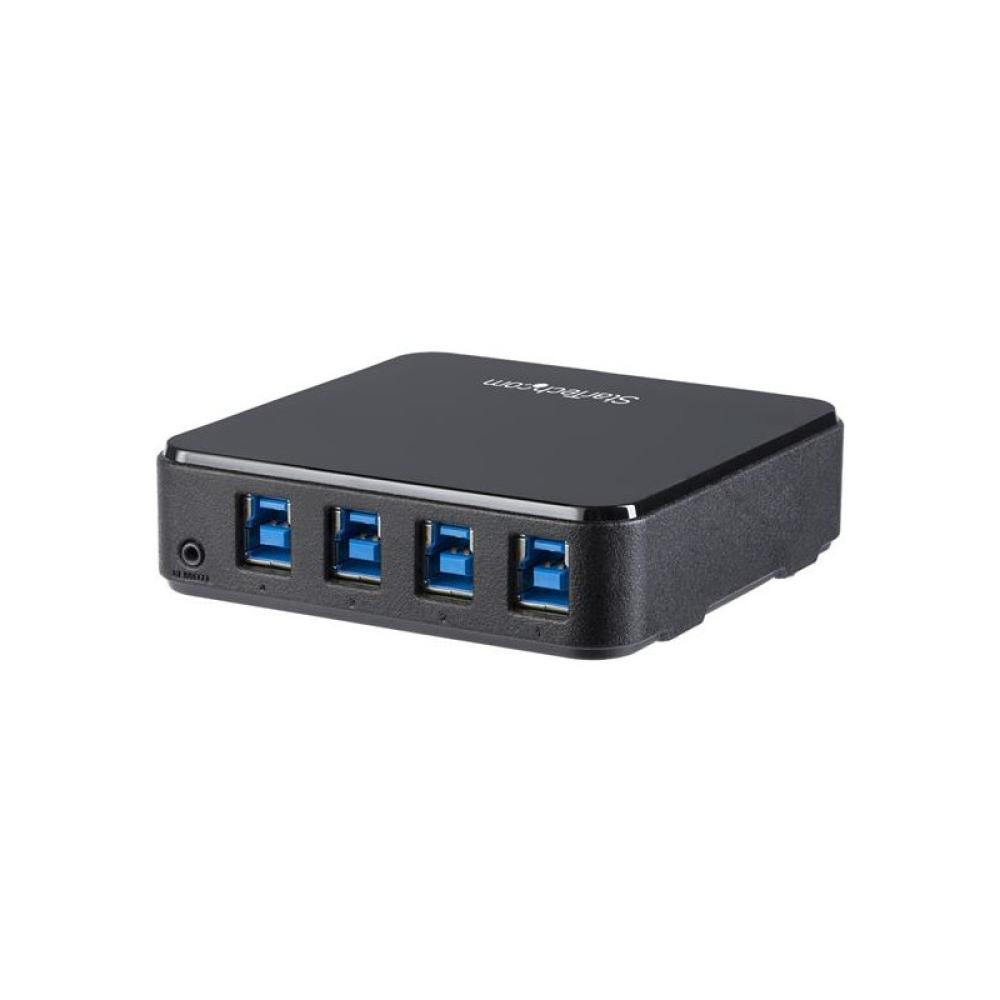 StarTech.com - Switch Conmutador USB 3.0 (5Gbps) 4x4 para Compartir Dispositivos Periféricos