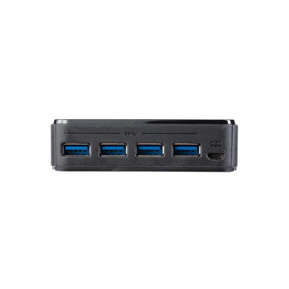 StarTech.com - Switch Conmutador USB 3.0 (5Gbps) 4x4 para Compartir Dispositivos Periféricos