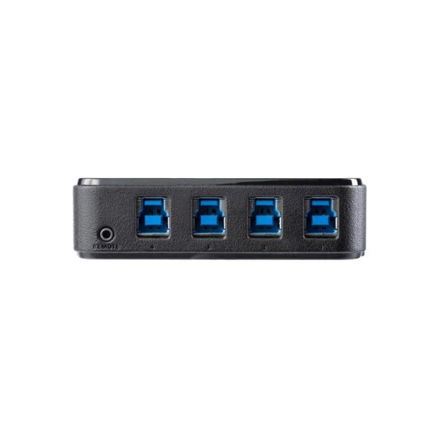 StarTech.com - Switch Conmutador USB 3.0 (5Gbps) 4x4 para Compartir Dispositivos Periféricos