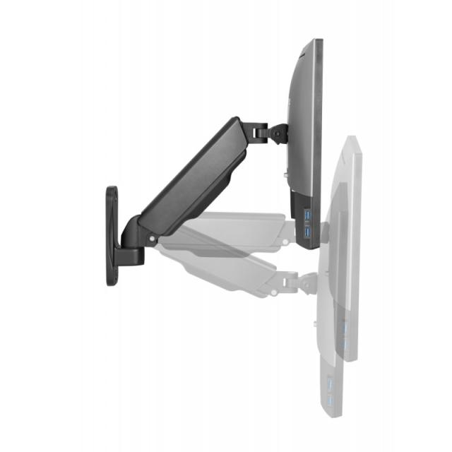 Ewent - EW1532 soporte para monitor 81,3 cm (32") Tornillos Negro